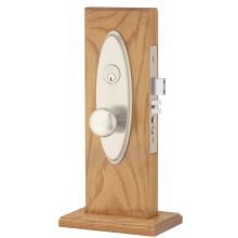 Memphis Mortise Style Complete Lockset from the Classic Brass Collection