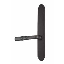 Sandcast Bronze Door Configuration 2 Inactive Multi Point Narrow Arched Trim Lever Set with American Cylinder Above Handle