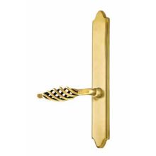 Classic Brass Door Configuration 2 Passage Multi Point Narrow Trim Lever Set with American Cylinder Above Handle