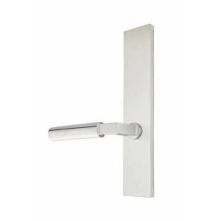 Brass Modern Door Configuration 2 Inactive Multi Point Trim Lever Set with American Cylinder Above Handle