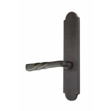 Sandcast Bronze Door Configuration 4 Thumbturn Multi Point Arched Trim Lever Set with American Cylinder Above Handle