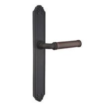 Lost Wax / Tuscany Bronze Door Configuration 5 Passage Multi Point Narrow Trim Lever Set with European Cylinder Below Handle