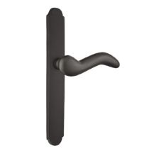 Sandcast Bronze Door Configuration 6 Patio Multi Point Narrow Arched Trim Lever Set with American Cylinder Below Handle