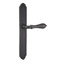Lost Wax / Tuscany Bronze Door Configuration 6 Patio Multi Point Narrow Trim Lever Set with American Cylinder Below Handle