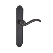Lost Wax / Tuscany Bronze Door Configuration 6 Patio Multi Point Trim Lever Set with American Cylinder Below Handle