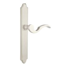 Classic Brass Door Configuration 6 Passage Multi Point Narrow Trim Lever Set with American Cylinder Below Handle