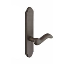 Sandcast Bronze Door Configuration 7 Inactive Multi Point Arched Trim Lever Set with American Cylinder Above Handle