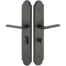 Sandcast Bronze Door Configuration 1 or 6 Keyed Entry Multi Point Trim with American Cylinder Below Handle