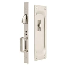 7-1/2 Inch Solid Brass Privacy Mortise Pocket Door Lock for 1-3/4" Thick Doors