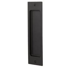 Rustic Modern Rectangular 8-1/2 Inch Dummy Mortise Pocket Door Lock for 1-5/8" Thick Doors