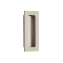 Modern Rectangular 4 Inch Tall Rectangular Flush Door Pull