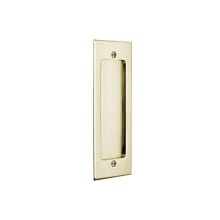Modern Rectangular 7-1/4 Inch Tall Rectangular Flush Door Pull