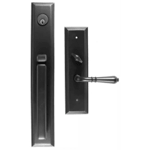 Melrose Single Cylinder Keyed Entry Mortise Handleset from the American Classic Collection