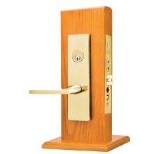 Mormont Single Cylinder Keyed Entry Brass Modern Mortise Lockset