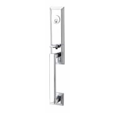 Wilshire Single Cylinder Keyed Entry Handleset from the Classic Brass Collection