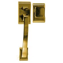 Ares Dummy Door Handleset from the Brass Modern Series