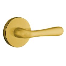 Basel Reversible Non-Turning Two-Sided Dummy Door Lever Set from the Brass Modern Collection