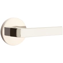 Dumont Reversible Non-Turning Two-Sided Dummy Door Lever Set from the Brass Modern Collection