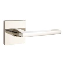 Helios Reversible Non-Turning Two-Sided Dummy Door Lever Set from the Brass Modern Collection
