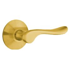 Luzern Non-Turning Two-Sided Dummy Door Lever Set from the Brass Modern Collection
