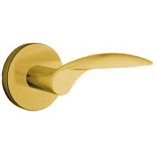 Mercury Reversible Non-Turning Two-Sided Dummy Door Lever Set from the Brass Modern Collection
