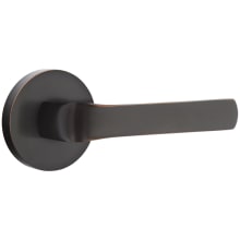 Spencer Reversible Non-Turning Two-Sided Dummy Door Lever Set from the Brass Modern Collection
