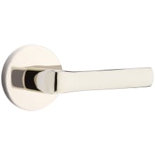 Spencer Reversible Non-Turning Two-Sided Dummy Door Lever Set from the Brass Modern Collection