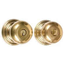Providence Single Cylinder Keyed Entry Door Knob Set from the American Classic Collection