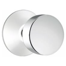 Round Privacy Door Knob Set with Modern Rose from the Brass Modern Collection