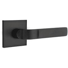 Aston Privacy Door Lever Set from the Brass Modern Collection