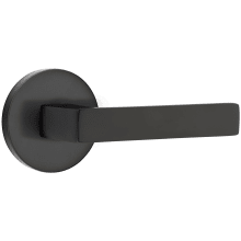 Dumont Privacy Door Lever Set from the Brass Modern Collection