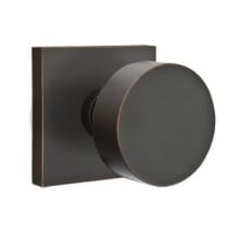 Round Privacy Door Knob Set from the Brass Modern Collection
