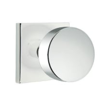 Round Privacy Door Knob Set from the Brass Modern Collection