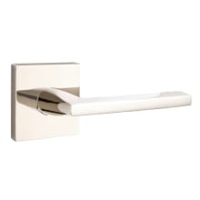 Helios Left Handed Privacy Door Lever Set with Square Rose