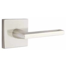 Helios Right Handed Privacy Door Lever Set with Square Rose