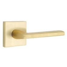 Helios Left Handed Privacy Door Lever Set with Square Rose