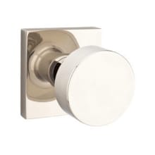 Round Knobset Privacy Door Knob Set with Square Rose