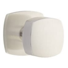 Freestone Non-Turning Two-Sided Dummy Door Knob Set with Urban Modern Rose from the Urban Modern Collection