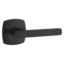 Freestone Right Handed Non-Turning Two-Sided Dummy Door Lever Set with Urban Modern Rose from the Urban Modern Collection