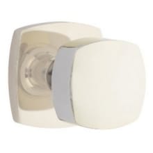 Freestone Passage Door Knob Set with Urban Modern Rose from the Urban Modern Collection