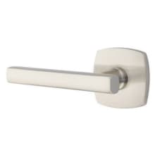 Freestone Left Handed Passage Door Lever Set with Urban Modern Rose from the Urban Modern Collection