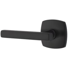Freestone Left Handed Privacy Door Lever Set with Urban Modern Rose from the Urban Modern Collection