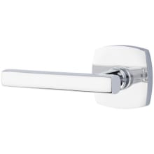 Freestone Left Handed Privacy Door Lever Set with Urban Modern Rose from the Urban Modern Collection