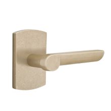 Aurora Reversible Non-Turning Two-Sided Dummy Door Lever Set from the Sandcast Bronze Collection