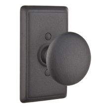 Jamestown Reversible Non-Turning Two-Sided Dummy Door Knob Set from the Wrought Steel Collection