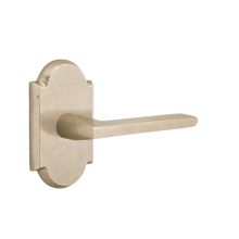 Lariat Reversible Non-Turning Two-Sided Dummy Door Lever Set from the Sandcast Bronze Collection