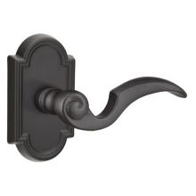 Napoli Reversible Non-Turning Two-Sided Dummy Door Lever Set from the Lost Wax / Tuscany Bronze Collection
