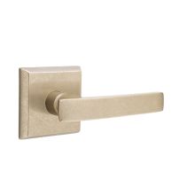 Yuma Reversible Non-Turning Two-Sided Dummy Door Lever Set from the Rustic Modern Collection