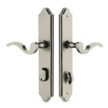 10 Inch Stretto Concord Single Cylinder Keyed Sideplate Entry Set from the Classic Brass Collection