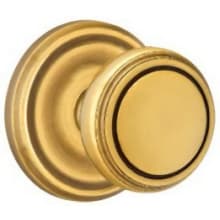 Norwich Non-Turning Two-Sided Dummy Door Knob Set with Regular Rose from the Brass Classic Collection